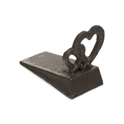 Door Stopper Heart Iron 1ct