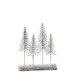 Xmas Pine Trees With Base Sm