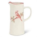 Xmas Cardinal Pitcher