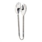 Salad Tong Twisted Silver