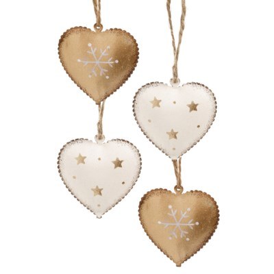 Heart Ornaments Box 8ct