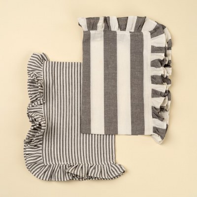 Ruffle Tea Towel 1ct Thick Str
