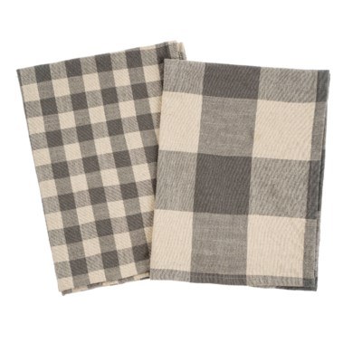 Gingham Check Tea Towel Gr 1pc