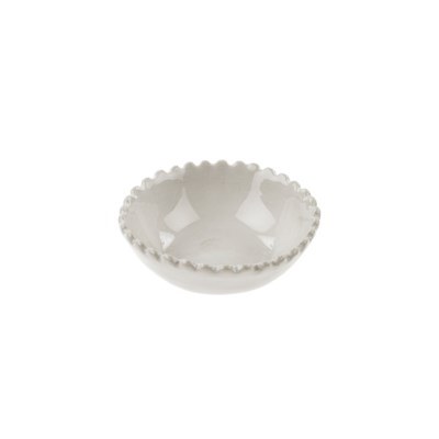 Scallopped Bowl Small White