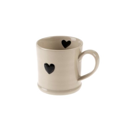 Sweet Heart Mug Black Heart