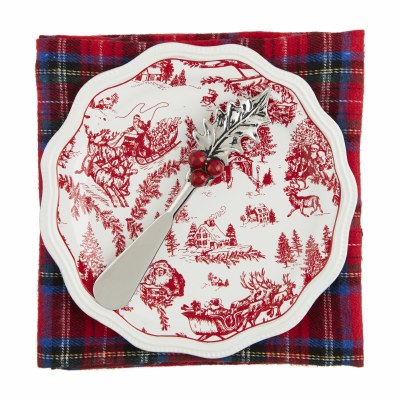 Toile Appetizer Plate