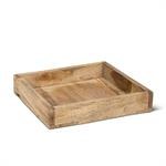 Tray Square Wood 8in