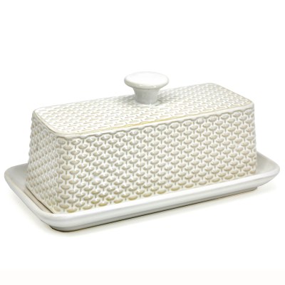 Butter Dish Textured