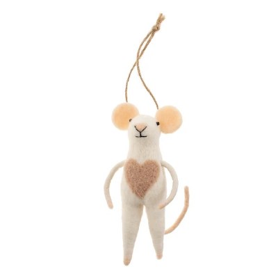Mouse Ornament Heartful
