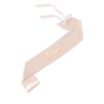 Blush Pink Bride Sash