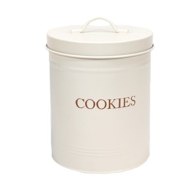 Cookie Tin Metal Cream