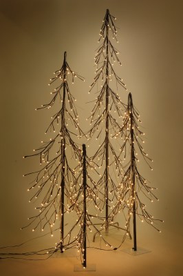 4ft Fir Tree With Snow 112 Led