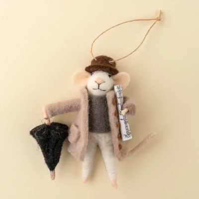 Rainy Day Ralph Mouse Ornament