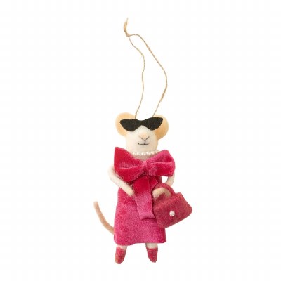 Mouse Ornament Elegant Ellie