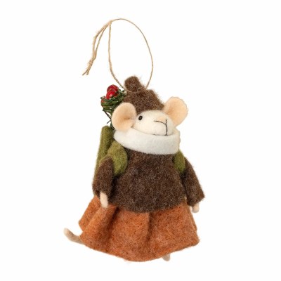 Mouse Ornament Evergreen Elsie
