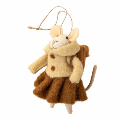 Mouse Ornament Student Sally