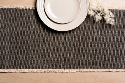 Table Runner Bali Charcoal