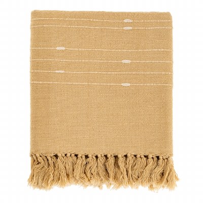 Sola Woven Throw Ochre