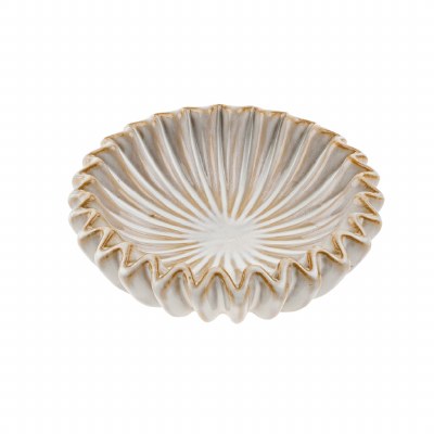 Fluted Ceramic Catchall Large
