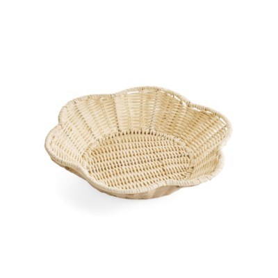 Rattan Scallop Bowl
