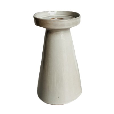 White Pillar/taper Holder 1ct