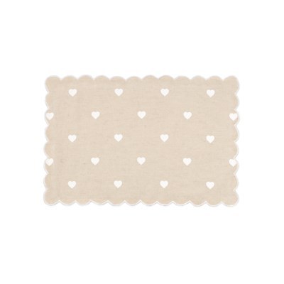 Placemats Heart 4ct