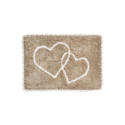 Bathmat Round Heart