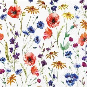Napkins Lun Field Flowers 20ct