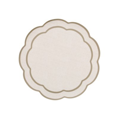 Placemat Cream/grey 1ct