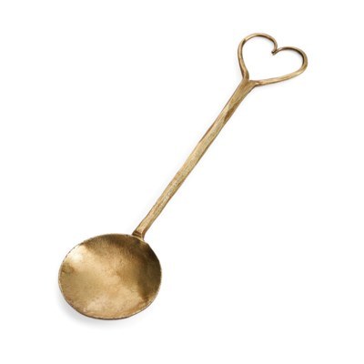 Heart Handle Spoon Gold