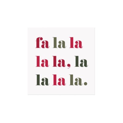 Napkins Cocktail Fa La La