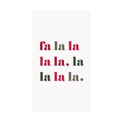 Napkins Guest Fa La La