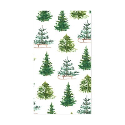Christmas Tree Guest Napkin