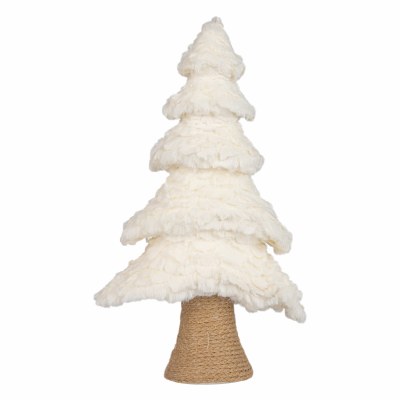 Plush Tree White 12.75in