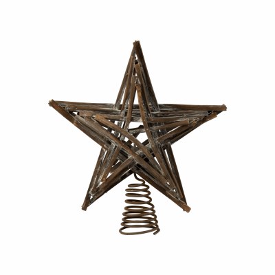 Star Rattan Tree Topper Large