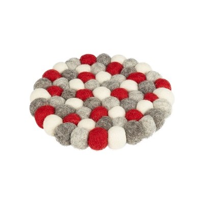 Felt Ball Trivet Multi 1ct