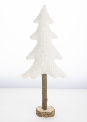 Fluffy Knit Table Top Tree