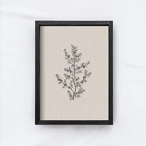 Vintage Floral Branch Sign Lg