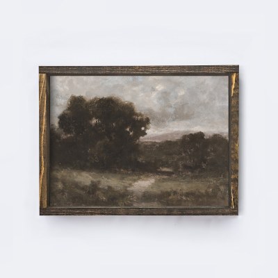 Vintage Tree Landscape Sign Sm