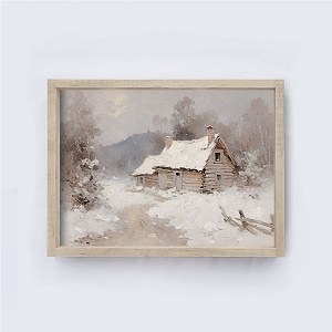 Winter Cottage Sign Small