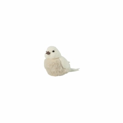 Plush Bird White 4in