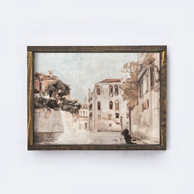 Vintage Venice Wood Sign S