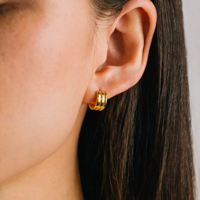Baby Hailey Earrings Gold