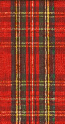 Guest Towel Xmas Plaid