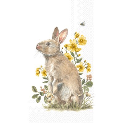 Napkins Bunny Guest 16ct