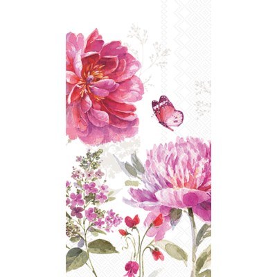 Napkins Guest Jardin Rose 16ct