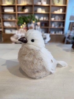 Plush Bird White