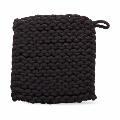 Knit Trivet/holder Black 1ct
