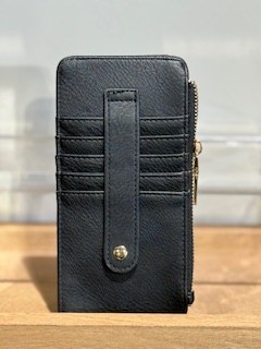 Saige Slim Card Wallet Black
