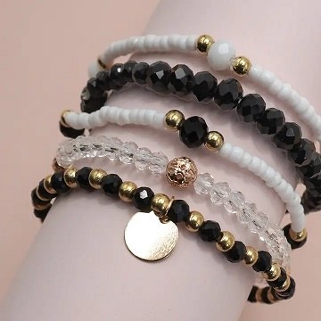 Beaded Bracelet 5pcs